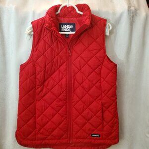 NWT Land's End Vest in Red Sz XS/SM